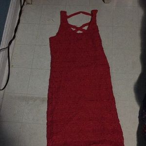A red dress